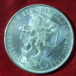 ＢＲ－８１古銭 外国貨幣銀貨 メキシコ オリンピック
