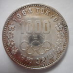 ＤＷ－４０古銭 近代銀貨 東京オリンピック記念 1000円銀貨 1964年