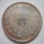 ＤＷ－４４古銭 近代銀貨 東京オリンピック記念 1000円銀貨 1964年