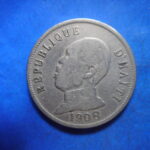 外－８１５古銭 外国貨幣 ハイチ 1908年
