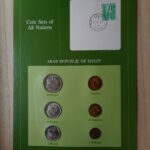 外－８２５古銭 外国貨幣 エジプト ５，１０Milliemes  ２，５，１０，２０Piastres