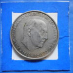 外1127古銭 外国貨幣銀貨 スペイン 1966年