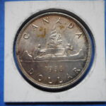 外1221古銭 外国貨幣銀貨 カナダ 1936年