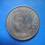 外1482古銭 外国貨幣 シンガポール 1968年