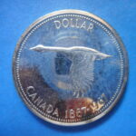 外1486古銭 外国貨幣銀貨 カナダ 1967年