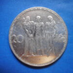 外1616古銭 外国貨幣銀貨 チェコスロバキア 1934年
