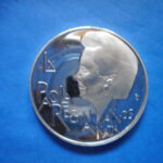外1624古銭 外国貨幣プルーフ銀貨 ベルギー 1997年