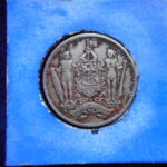 外2185古銭　外国貨幣銀貨 イギリス領北ボルネオ 1941年