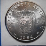 外2275古銭 外国貨幣銀貨 オランダ 1964年
