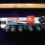 委九01重機金属製ﾐﾆﾁｭｱ　ドイツ FAUN 機種 RTF65-4 油圧ｸﾚｰﾝ ｵｰﾙﾃﾚｰﾝｸﾚｰﾝ 未使用品