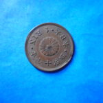 ＨＨ－１９古銭　近代貨 一厘銅貨 明治17年